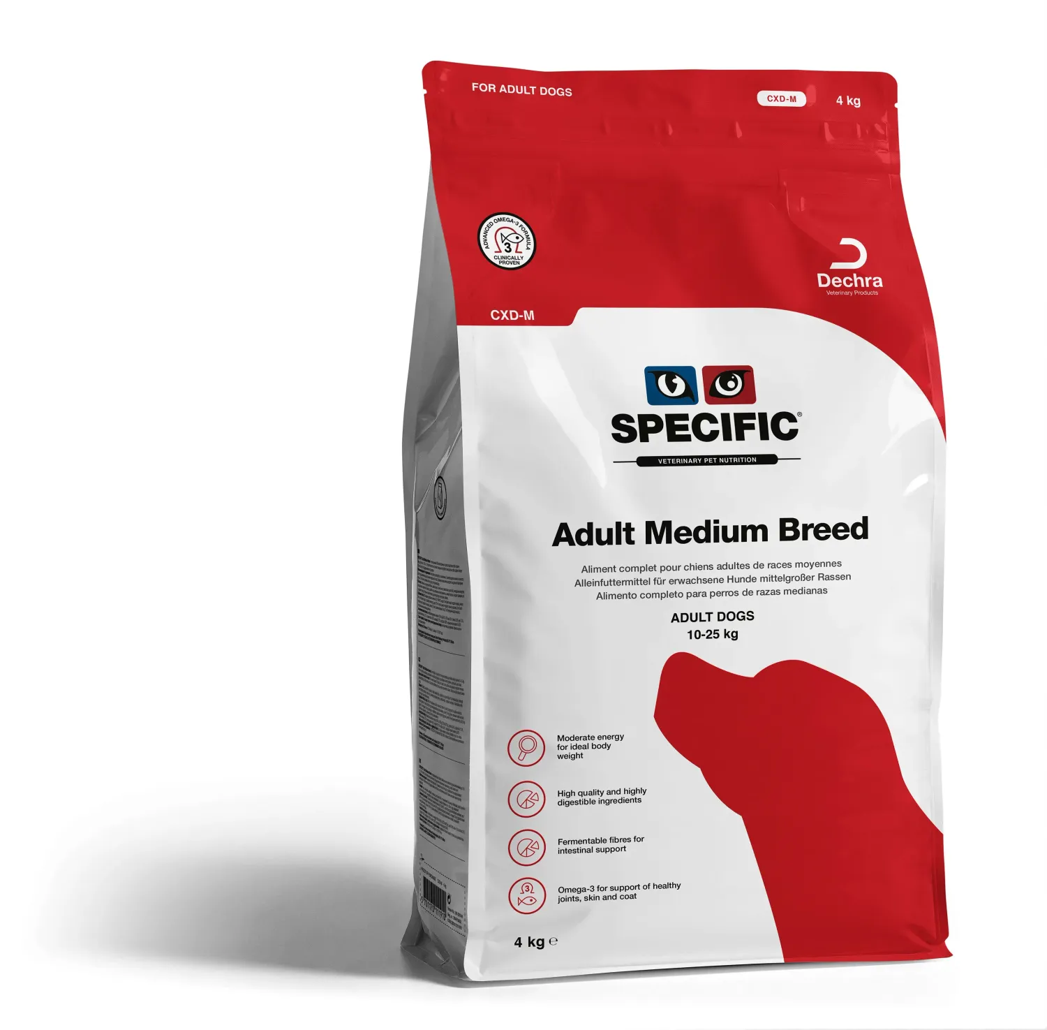 SPECIFIC CANINE ADULT CXD-M MEDIUM BREED 4KG