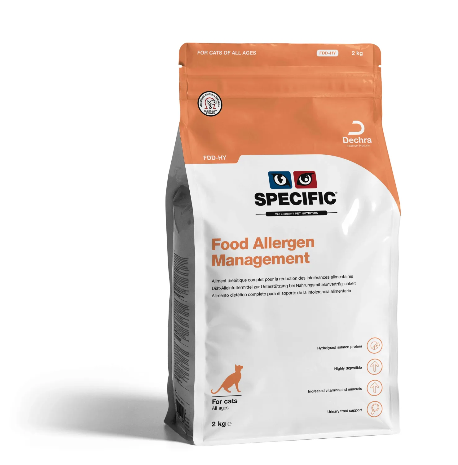 SPECIFIC FELINE ADULT FDD-HY FOOD ALLERGEN MANAGEMENT 2KG