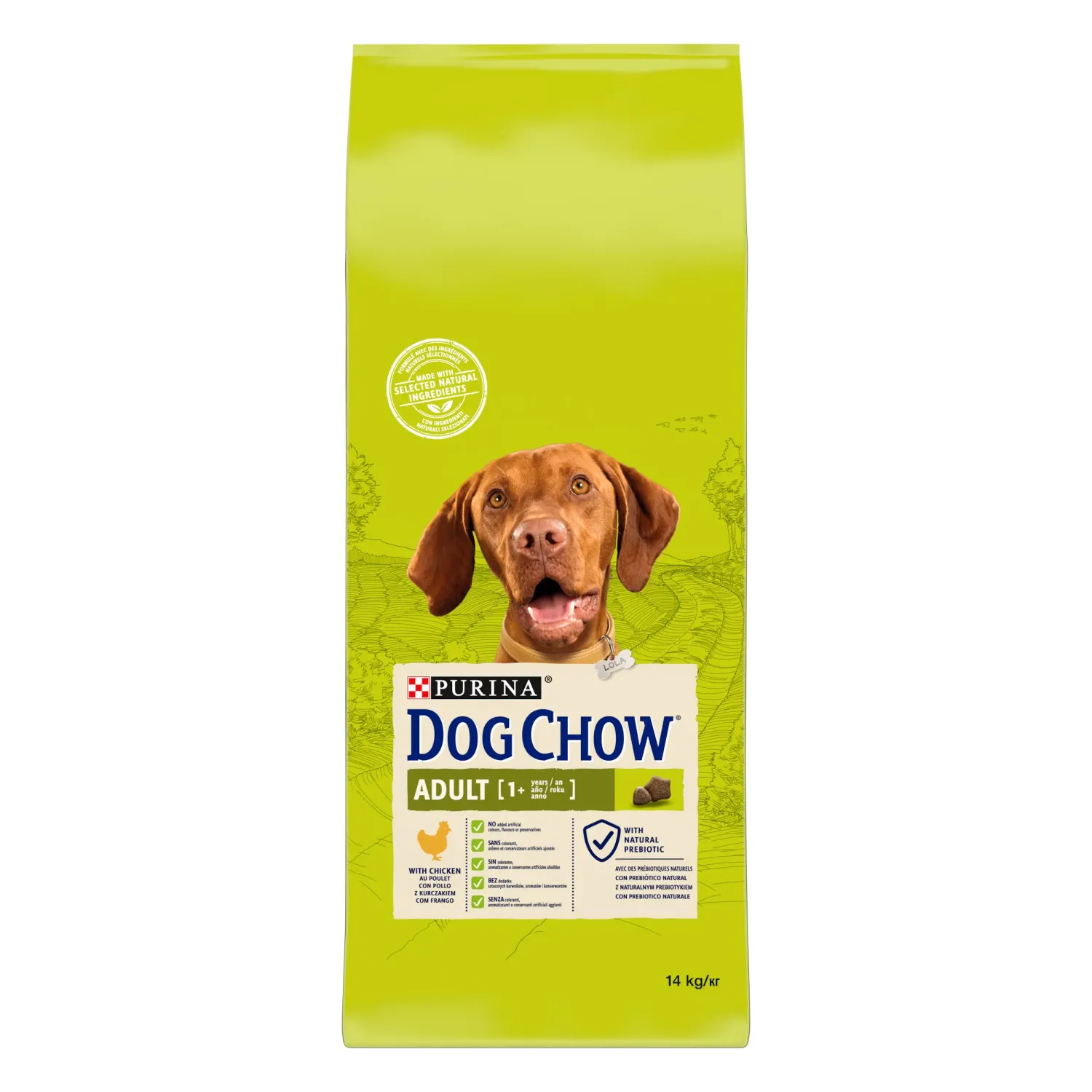 DOG CHOW CANINE ADULTO POLLO 14KG