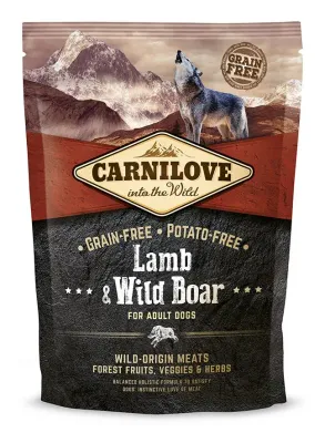 CARNILOVE CANINE ADULT CORDERO JABALI 1,5KG
