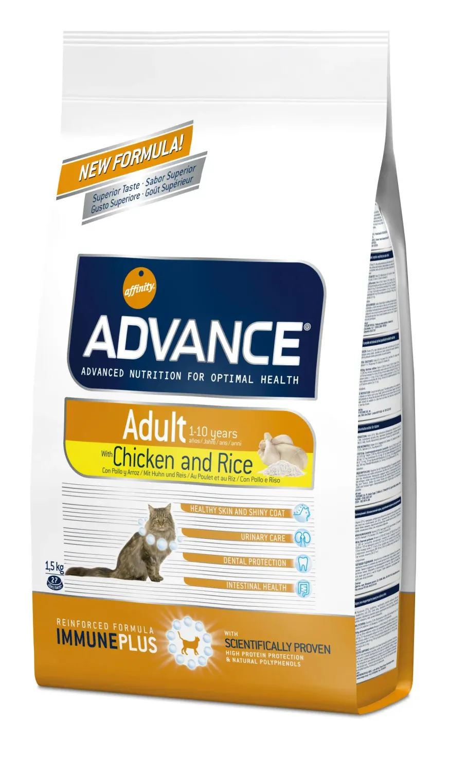 ADVANCE FELINE ADULT POLLO ARROZ 400GR (NDR)