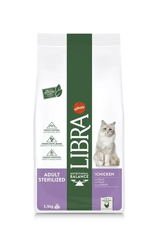 LIBRA FELINE ADULT STERILIZED 1,5KG (NDR)