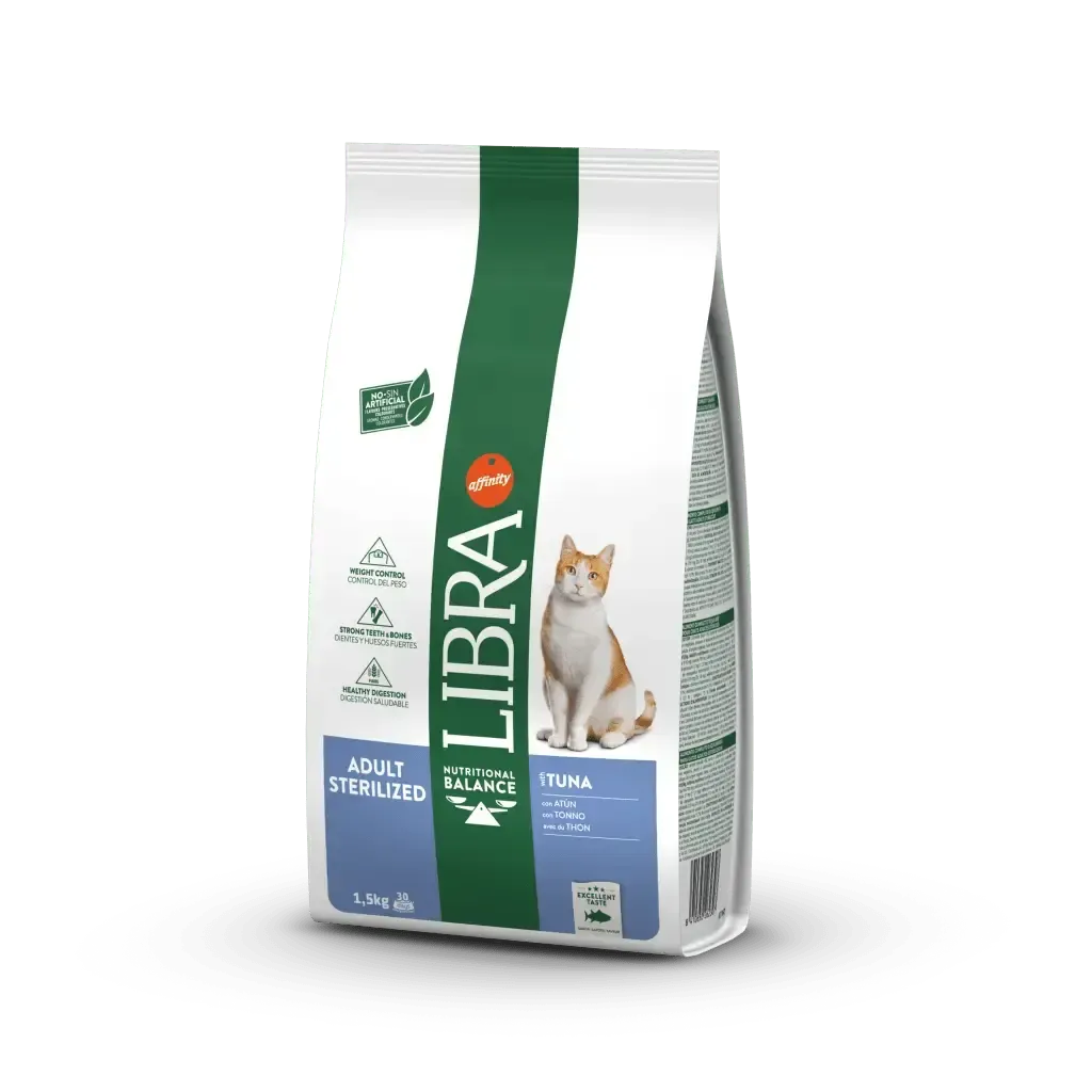 LIBRA FELINE ADULT STERILIZED ATUN 1,5KG (NDR)