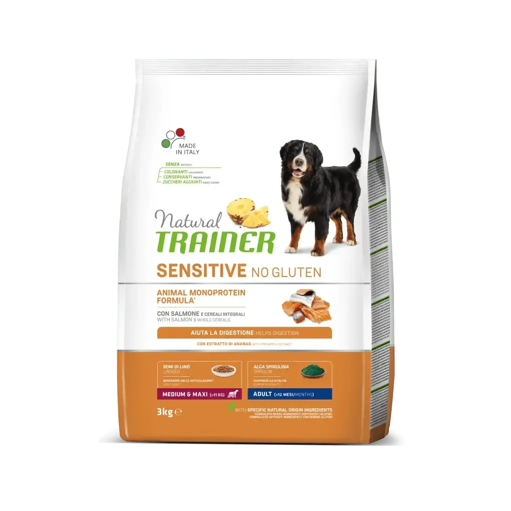 NATURAL TRAI. CANINE S/GLUTEN ADULT SALMON 2KG (NDR)