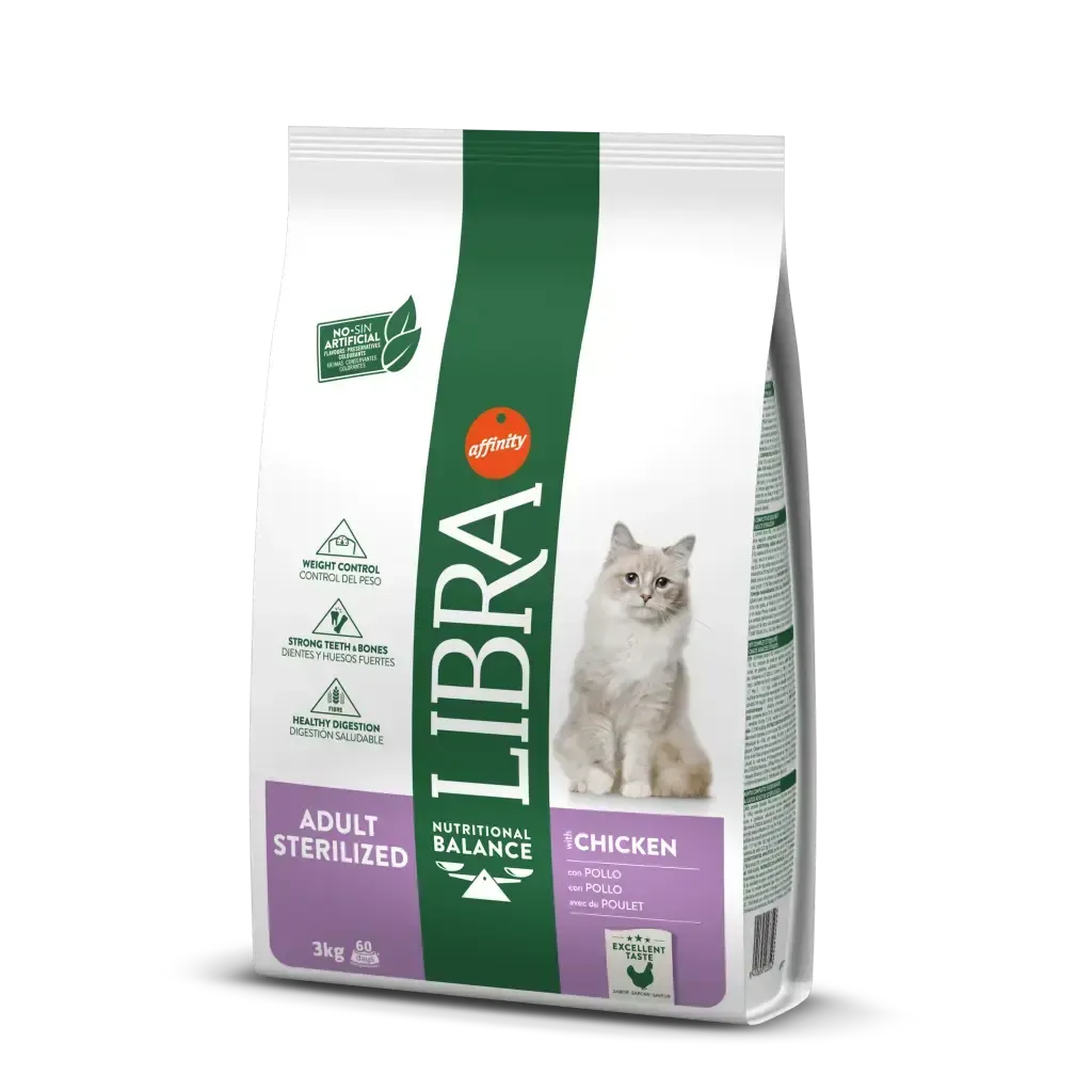 LIBRA FELINE ADULT STERILIZED POLLO 3KG (NDR)