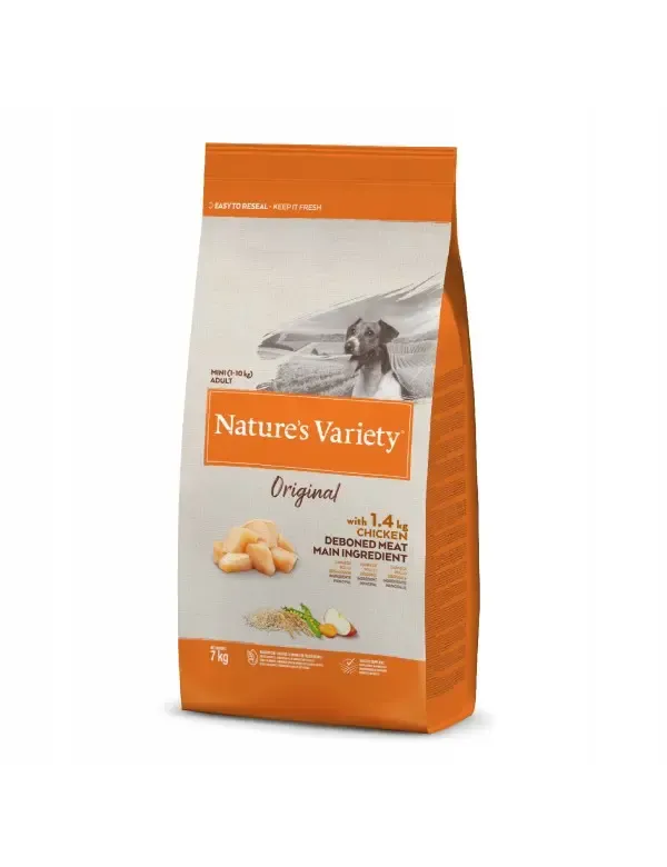 NATURE'S V ORIGINAL CANINE ADULT MINI POLLO 7KG (NDR)