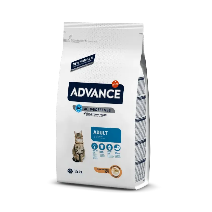 ADVANCE FELINE ADULT POLLO ARROZ 10KG (NDR) ADVANCE FELINE ADULT POLLO ARROZ 10KG (NDR)