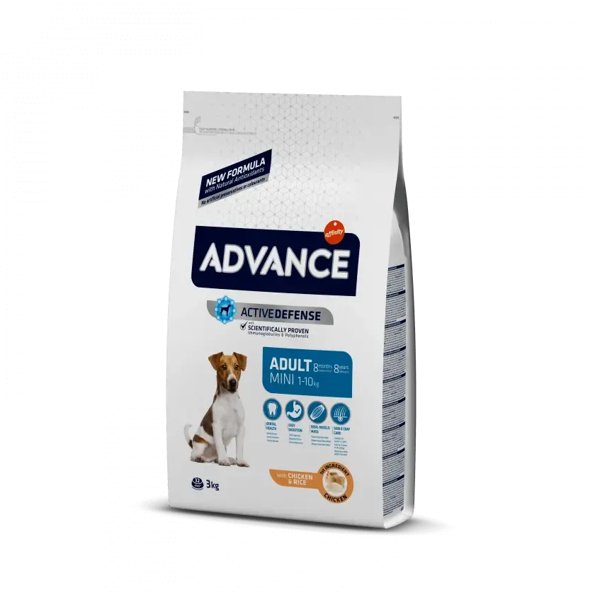 ADVANCE CANINE ADULT MINI POLLO ARROZ 3KG (NDR)
