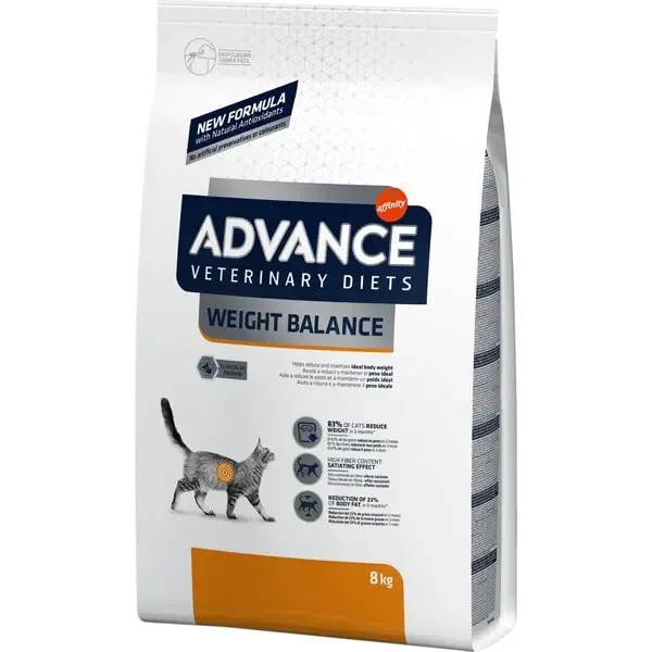 ADVANCE VET FELINE ADULT WEIGHT BALANCE 8KG P (NDR)