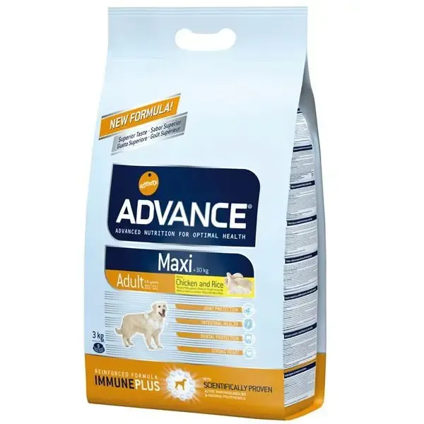ADVANCE CANINE ADULT MAXI POLLO ARROZ 14KG (NDR)