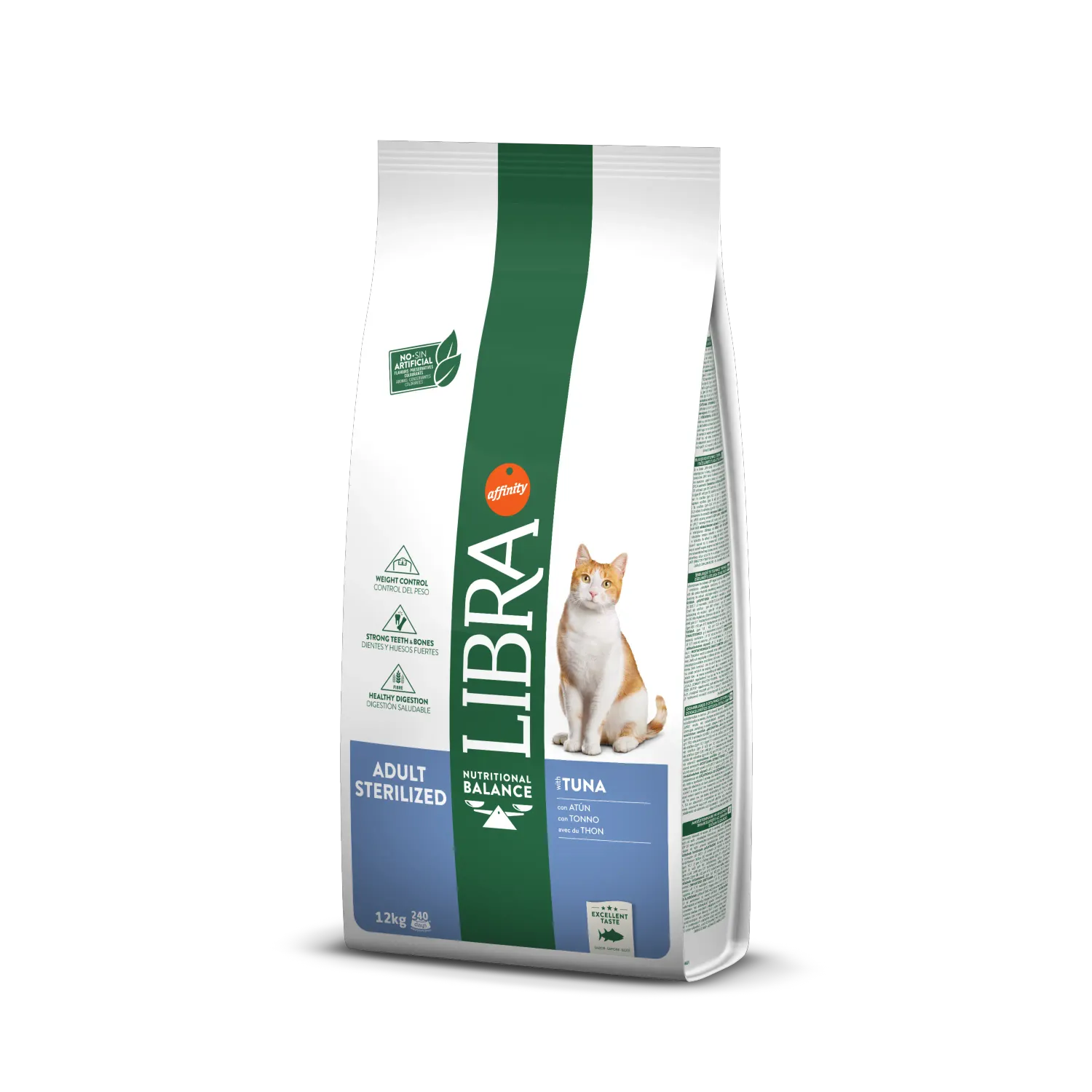 LIBRA FELINE STERILISED ATUN 12KG (NDR)