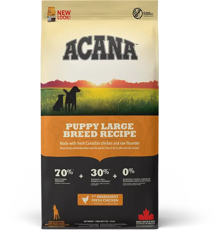 ACANA CANINE PUPPY HERITAGE RAZAS GRANDES 17KG