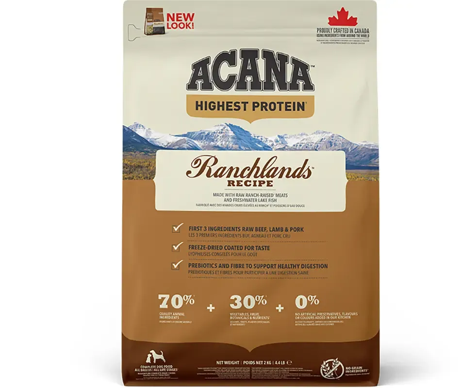 ACANA CANINE ADULT REGIONALS RANCHLANDS PRAIRIE 11,4KG