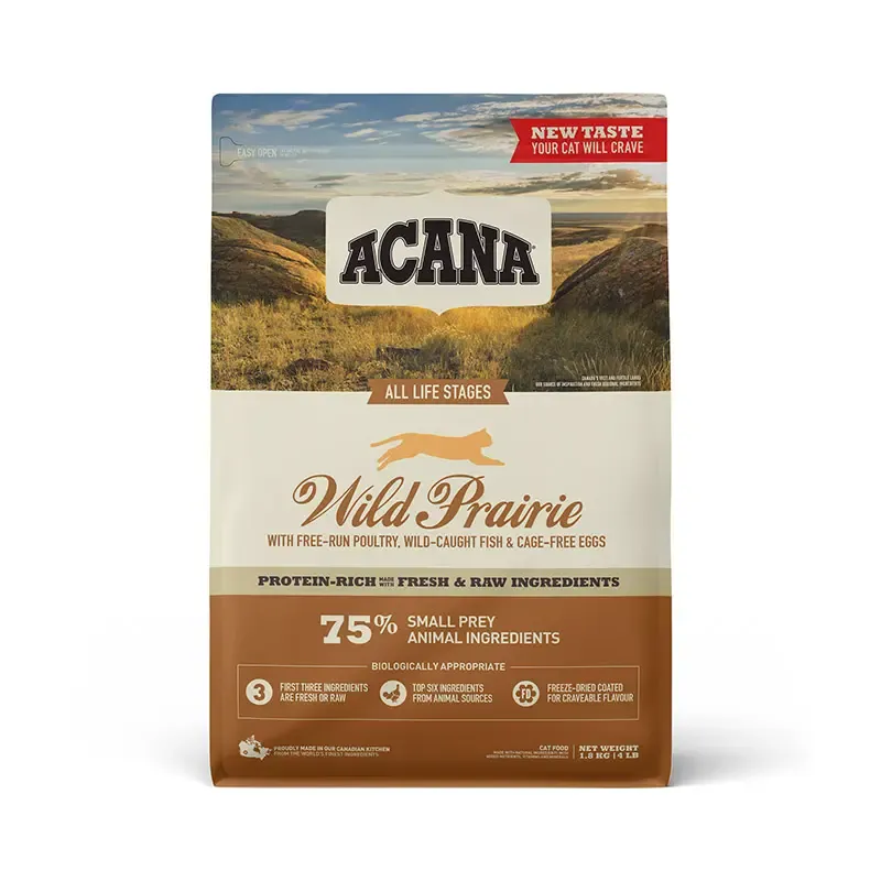 ACANA FELINE ADULT WILD PRAIRIE 1,8 KG ACANA FELINE ADULT WILD PRAIRIE 1,8 KG