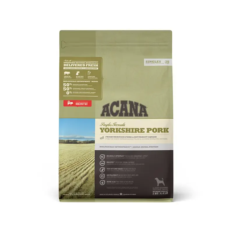 ACANA CANINE ADULT SINGLES YORKSHIRE PORK 6KG