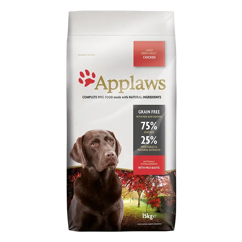 APPLAWS DOG DRY ADULTO RAZAS GRANDES POLLO 15KG