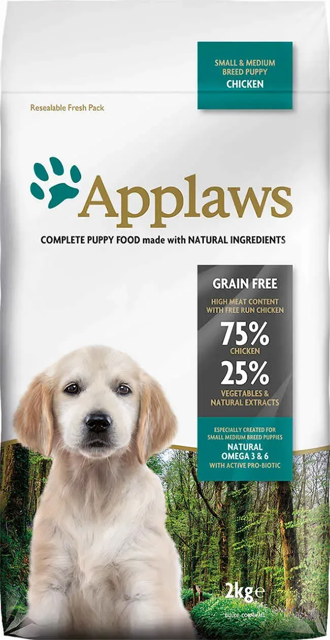 APPLAWS DOG DRY PUPPY RAZAS PEQUEÑAS Y MEDIANAS POLLO 2KG