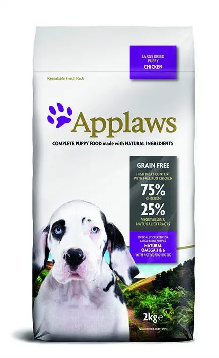APPLAWS DOG DRY PUPPY RAZAS GRANDES POLLO 2KG