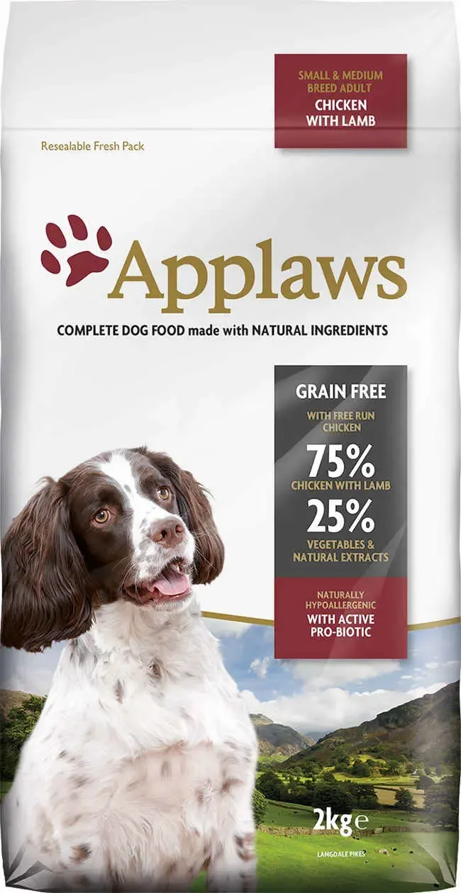 APPLAWS DOG DRY ADULTO RAZAS PEQUEÑAS Y MEDIANAS POLLO 7,5KG