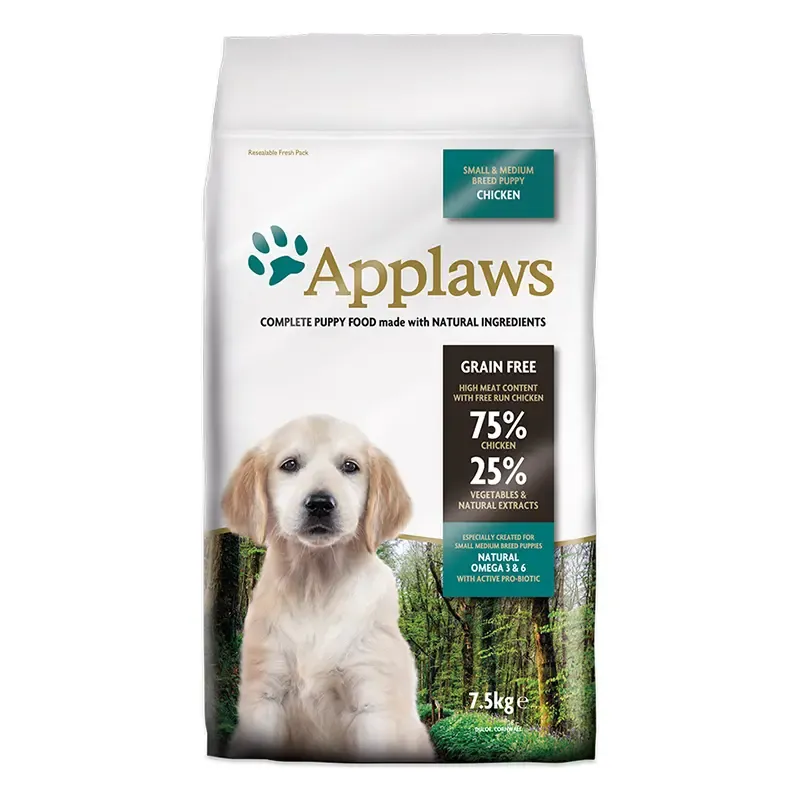 APPLAWS DOG DRY PUPPY RAZAS PEQUEÑAS Y MEDIANAS POLLO 7,5KG