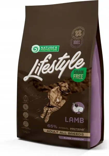 NATURE'S P DOG LIFESTYLE GF ADULT CORDERO 1,5KG