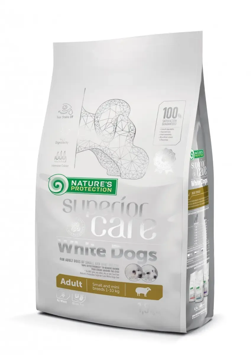 NATURE'S P SC WHITE DOG ADULT SMALL BREED CORDERO 4KG