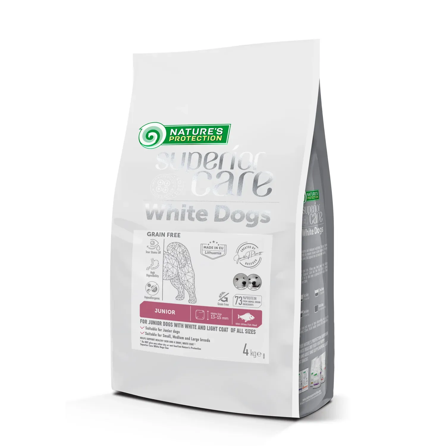 NATURE'S P SC WHITE DOG JUNIOR GF PESCADO BLANCO 10KG