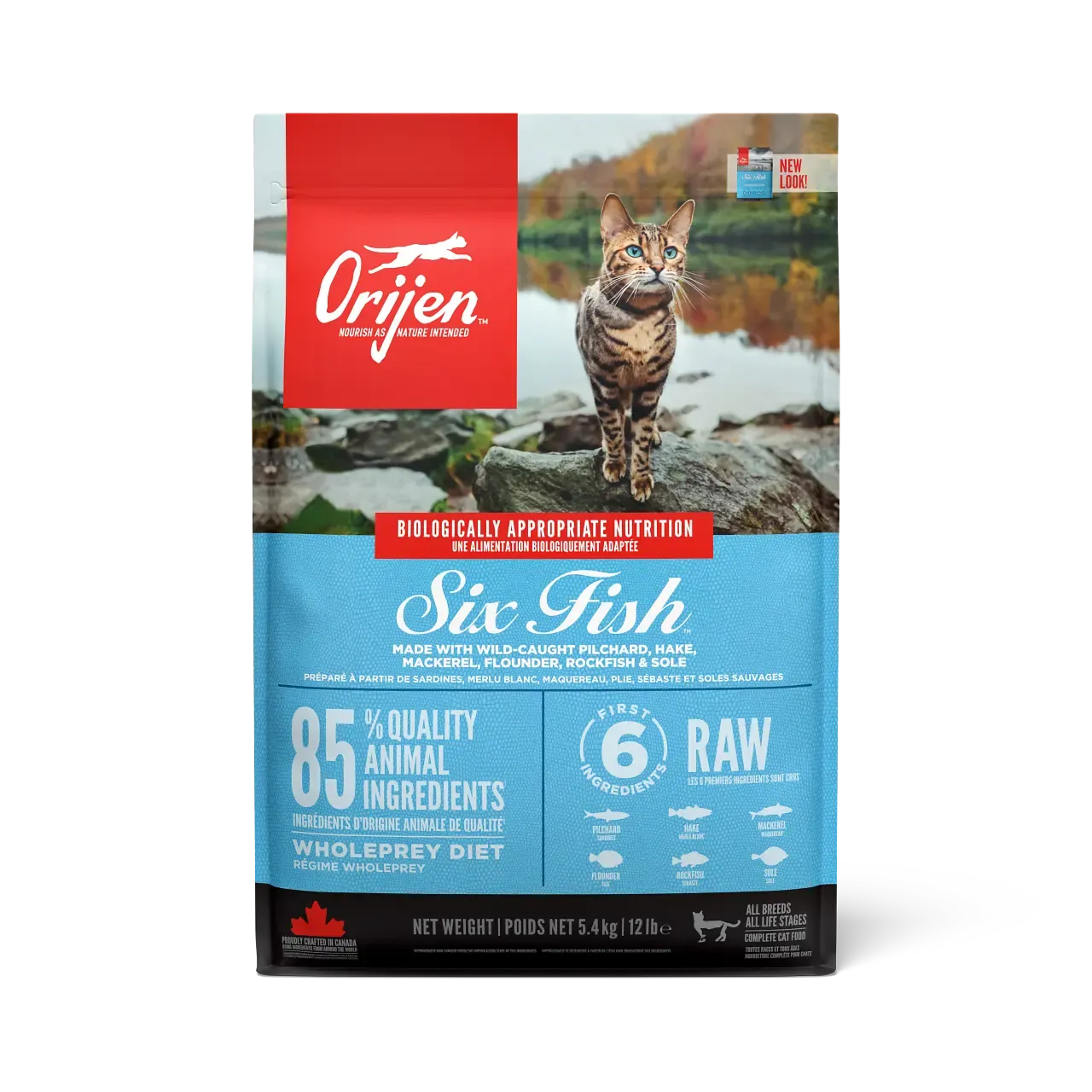 ORIJEN FELINE ADULT 6 PESCADOS 1,8KG