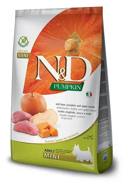 FARMINA ND DOG PUMPKIN MINI JABALI 800GR