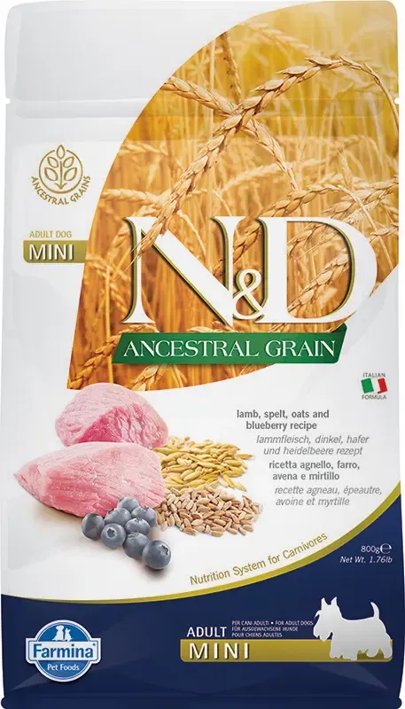 FARMINA ND DOG ANCESTRAL MINI CORDERO 800GR