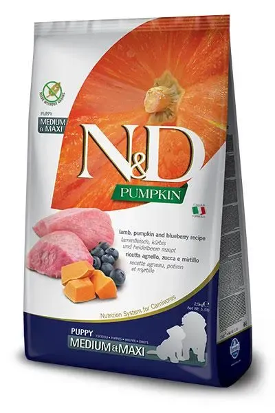 FARMINA ND DOG PUPPY PUMPKIN MEDIUM MAXI CORDERO 2,5KG FARMINA ND DOG PUPPY PUMPKIN MEDIUM MAXI CORDERO 2,5KG
