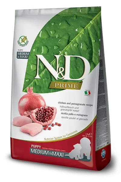 FARMINA ND DOG PUPPY PRIME MEDIUM MAXI POLLO 12KG FARMINA ND DOG PUPPY PRIME MEDIUM MAXI POLLO 12KG