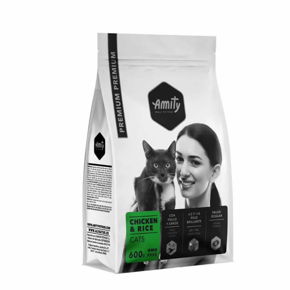 AMITY P CATS CHICKEN/RICE 600 GR
