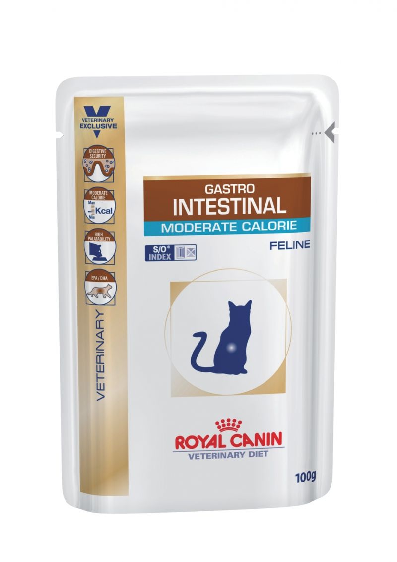 ROYAL CANIN FELINE GASTRO INTESTINAL MODERATE CALORIE 12X85G