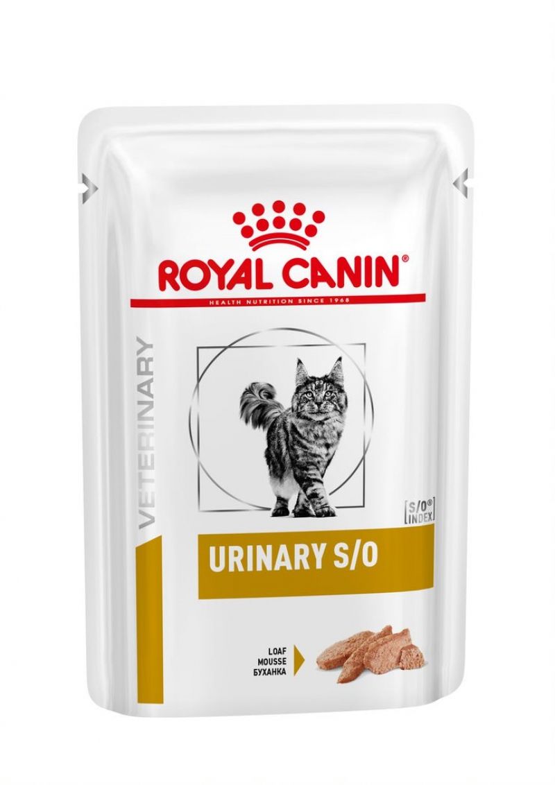 ROYAL CANIN FELINE URINARY S/O (SOBRES/PATE) 12X85GR