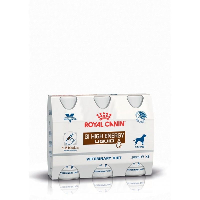 ROYAL CANIN LIQUID CANINE GASTRO INTESTINAL HIGH ENERG 3X200ML