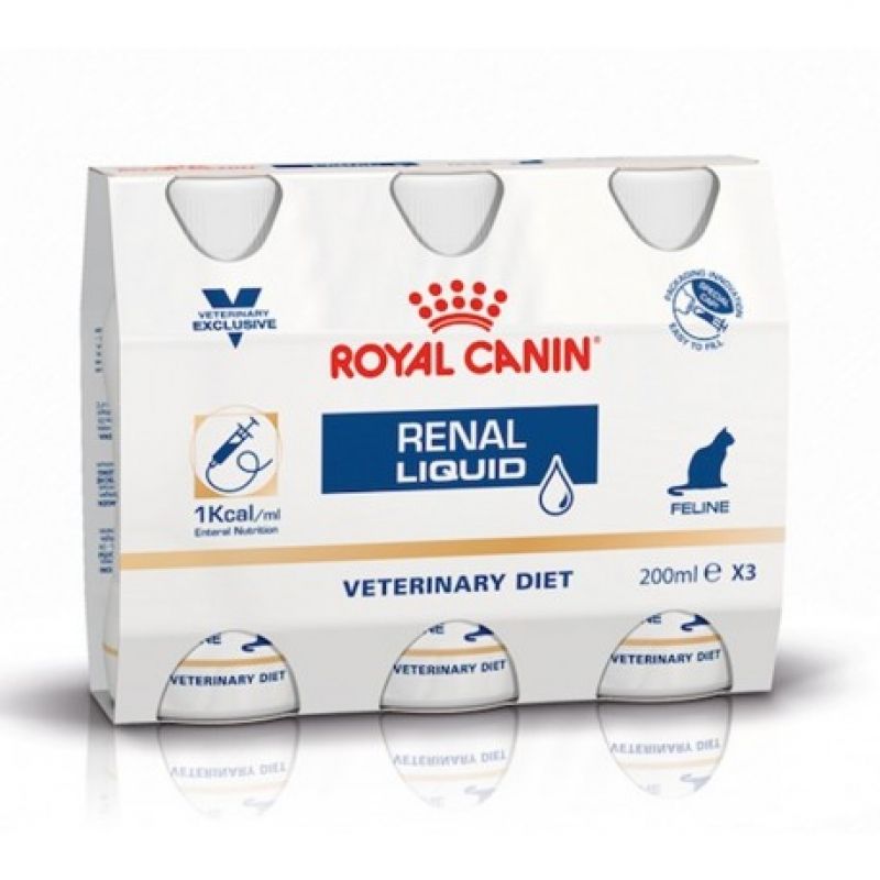 ROYAL CANIN LIQUID FELINE RENAL 3X200ML