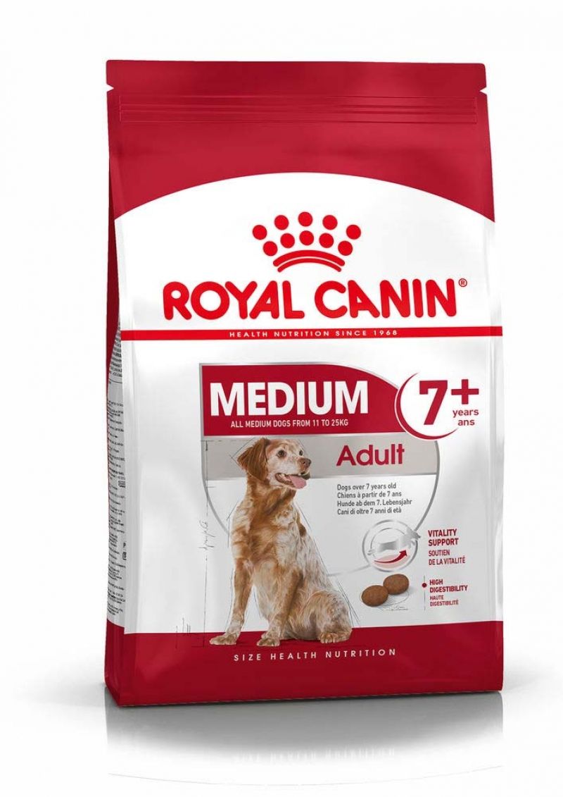 ROYAL CANIN MEDIUM ADULT +7 4KG