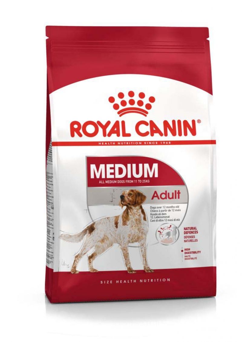 ROYAL CANIN MEDIUM ADULT 4 KG.