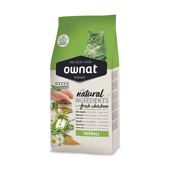 OWNAT GATO CLASSIC HAIRBALL 4KG