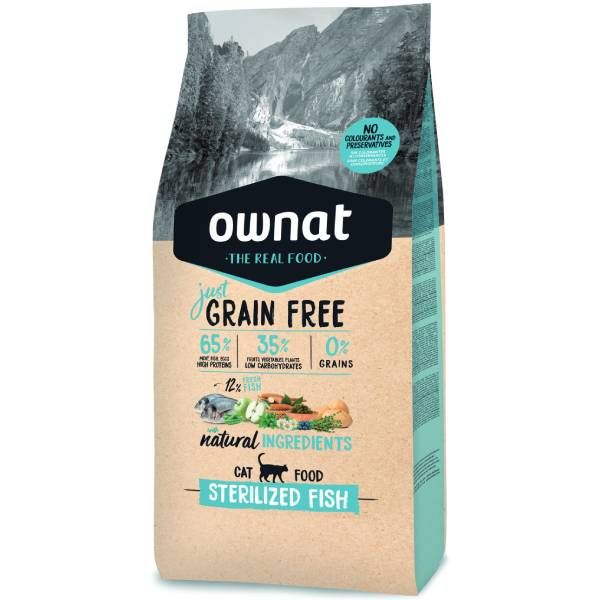 OWNAT GATO GF JUST STERILIZED FISH 3KG