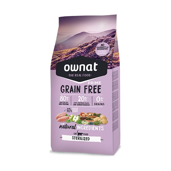 OWNAT GATO GF PRIME STERILIZED 3KG