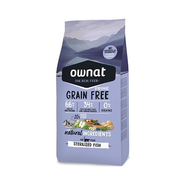 OWNAT GATO GF PRIME STERILIZED FISH 3KG
