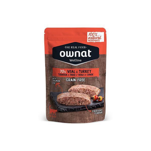 OWNAT GATO WETLINE VEAL&TURKEY 12X85G