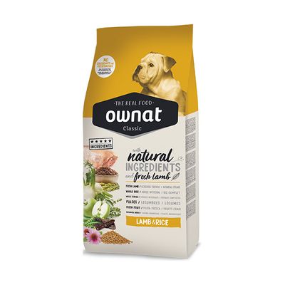 OWNAT PERRO CLASSIC LAMB&RICE 20KG