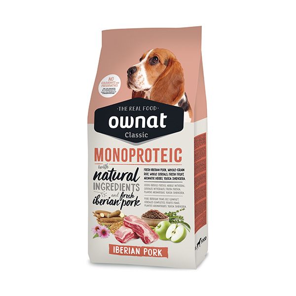 OWNAT PERRO CLASSIC MONOPROTEIC IBERIAN PORK 4KG
