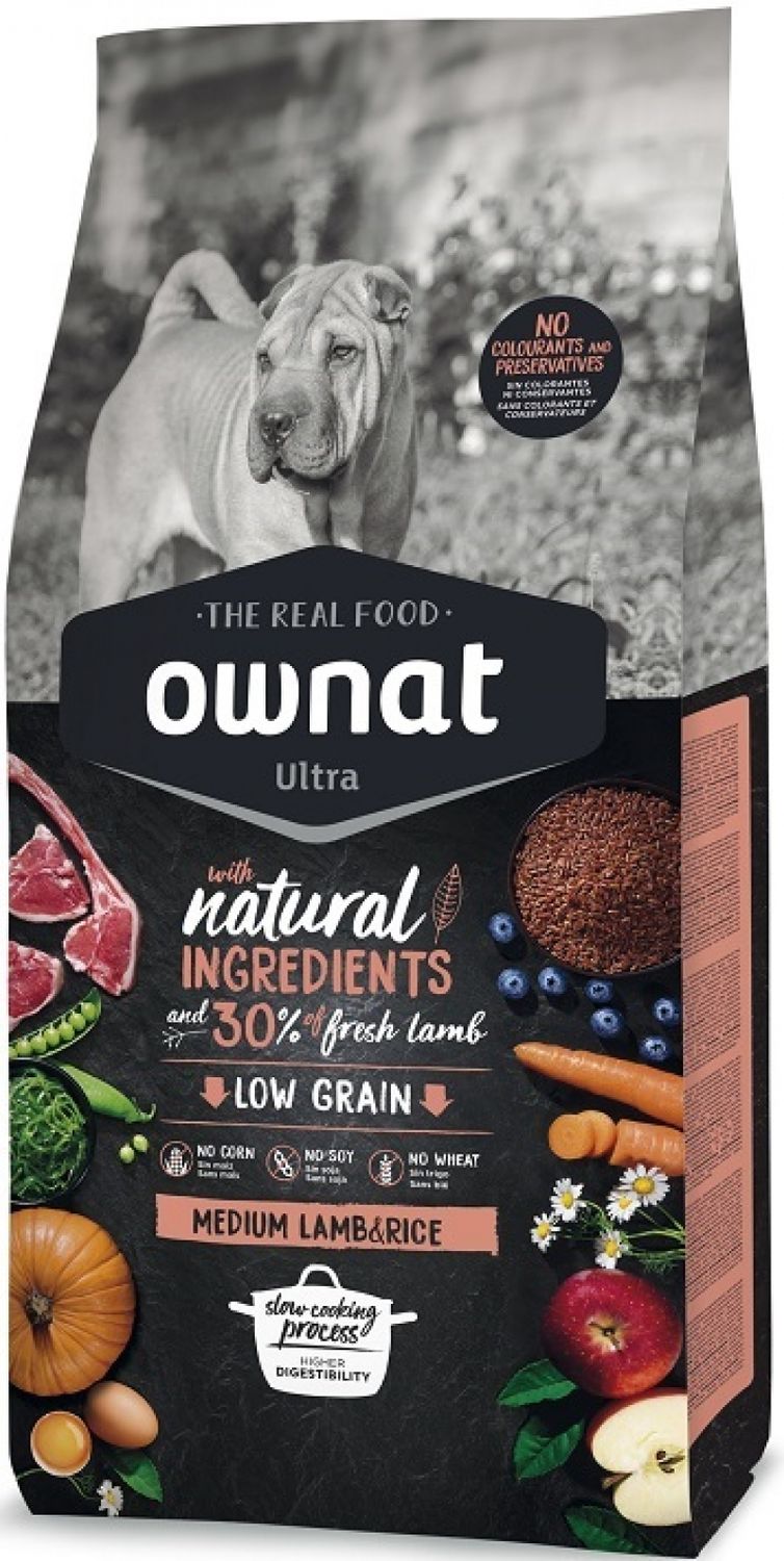 OWNAT PERRO ULTRA MEDIUM LAMB&RICE 14KG