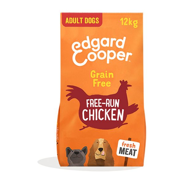 EDGARD & COOPER  CANINE ADULT POLLO DE CORRAL 12KG