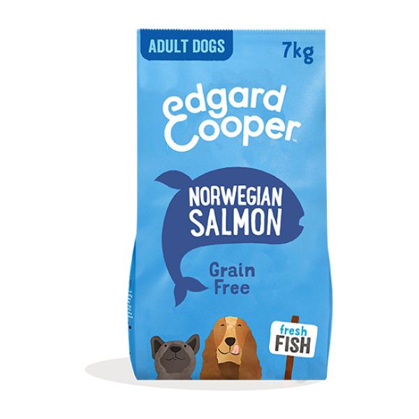 EDGARD & COOPER  CANINE ADULT SALMON NORUEGO 7KG
