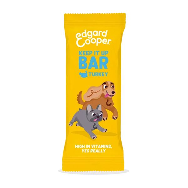 EDGARD & COOPER CANINE BARRITAS PAVO 24X30G